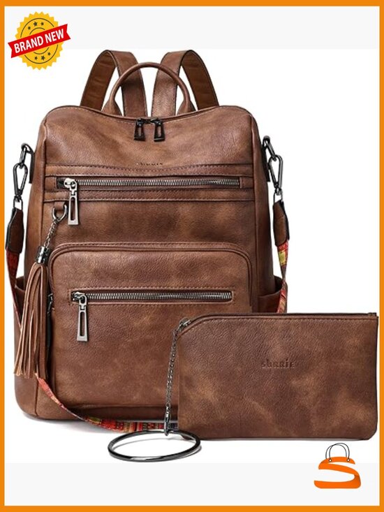 Faux Leather Aztec Print Anti-Theft Convertible Backpack Purse Amazon.com: Montana West Wrangler Cow Print Backpack Purse  main image 3